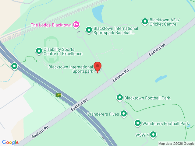 Map showing event location